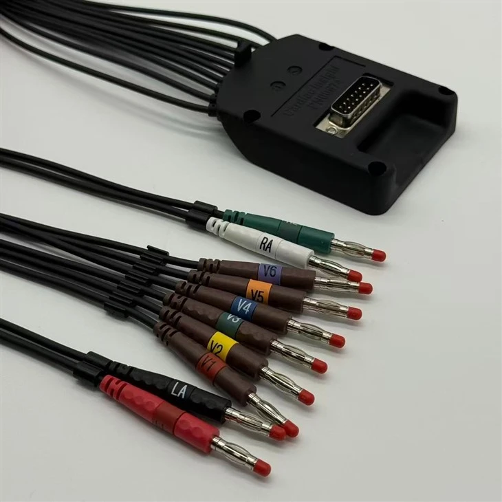 Cardiac Insight PN00674 15-Pin 10-Lead ECG/EKG Cable high quality