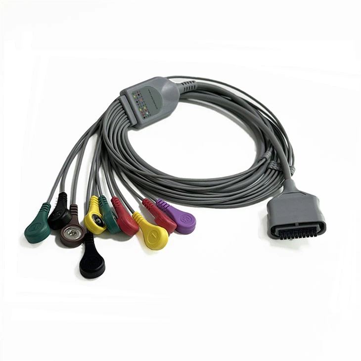 Cavo Edan Holter Ecg compatibile 10 conduttori 20 pin per Edan DX-12