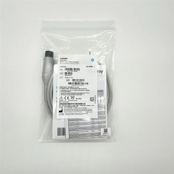 Original Mindray 6pin 3-lead ECG Patient Cable EA6131B