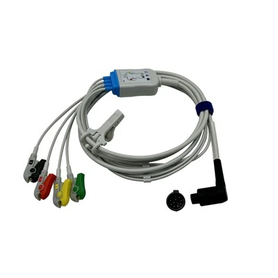 Cavo ECG a 4 derivazioni Corpuls e cavi terminali IEC Clip