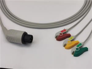 Cavo adattatore per trasduttore ECG AAMI 3 morsetti