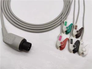 Cavo adattatore per trasduttore ECG AAMI 5 morsetti