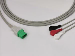 Datascope 3 conduce gli spezzoni dei cavi del trasduttore del cavo ECG