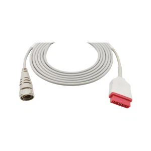 Compatibile con cavo adattatore per pressione sanguigna trasduttore Marquette IBP GE Healthcare