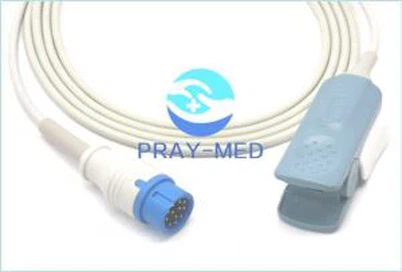 Sensore Spo2 per dito per dito adulto Mindray 12pin per PM6000 PM8000