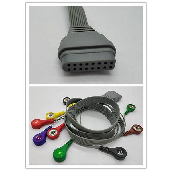 Edan IEC 10 Leads ECG Holter Cable Leadwire