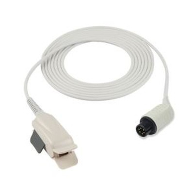Sensore SpO2 a clip a 6 pin Bionet tondo per adulti