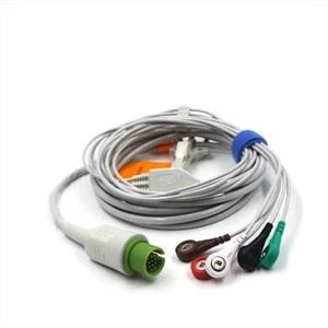 Spacelabs Round 17 Pin ECG Cavo Leadwire 5 Lead
