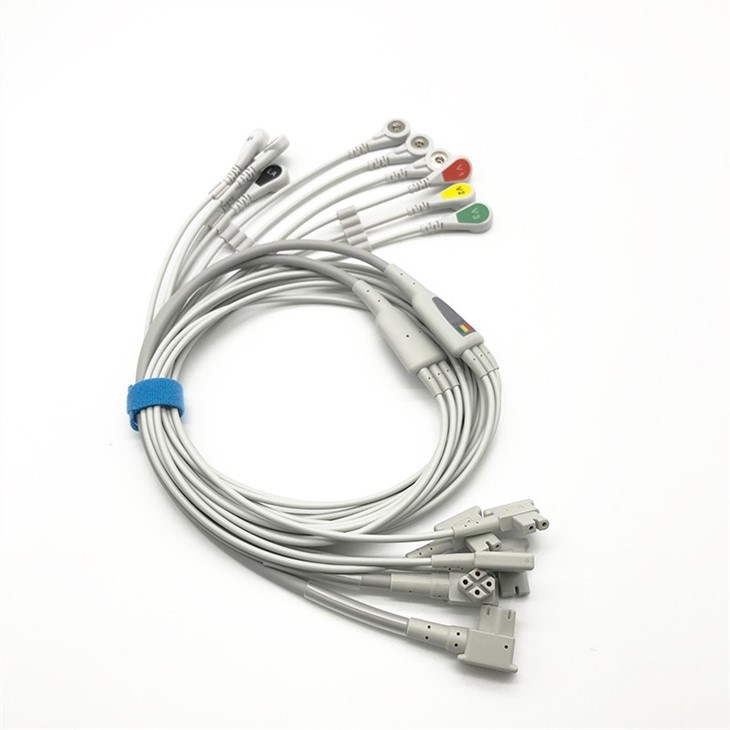 Philips TC30 Ecg 10 Lead Wires With Snap/clip