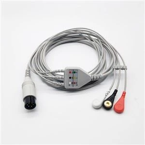 Cavo 3/5 fili 6 pin Contec CMS 6800 CMS 8000 CMS 9000 Ecg