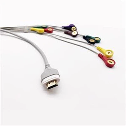 Cavo Holter 10 cavi Snap compatibile per il cavo Nalong Medical Holter