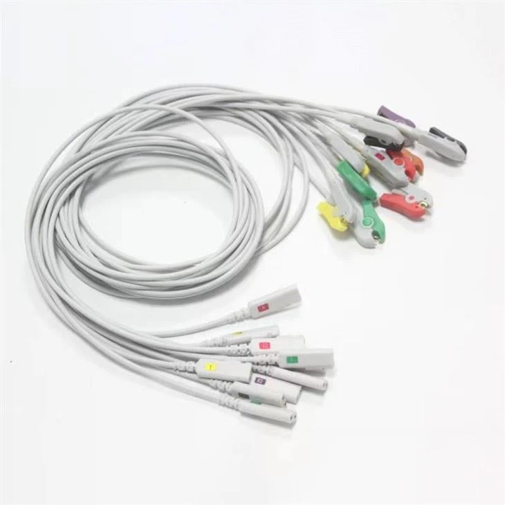 Kangmei 10 Cavi Ecg Ekg Cavi