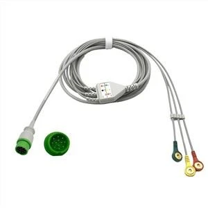 Infitron II Omni II Infinium 3/5 conduttori Cavo Ecg a 12 pin